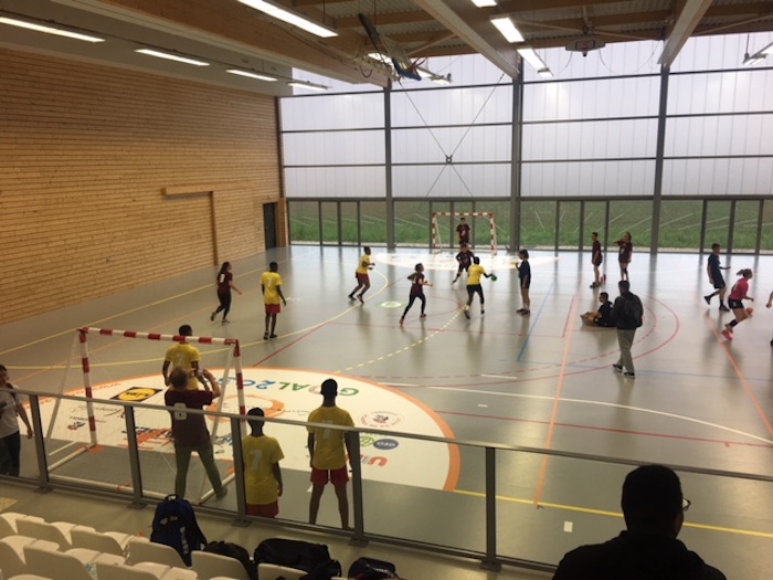 Goal 2030, opération avec des collégiens qui mêlent handball et objectifs de développement durable