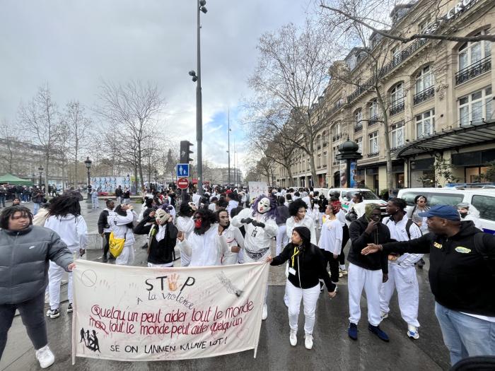Marche blanche contre la violence Paris