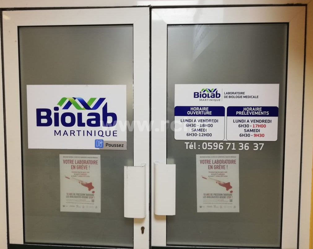     Les laboratoires Biolab ferment tous les après-midi pendant 10 jours

