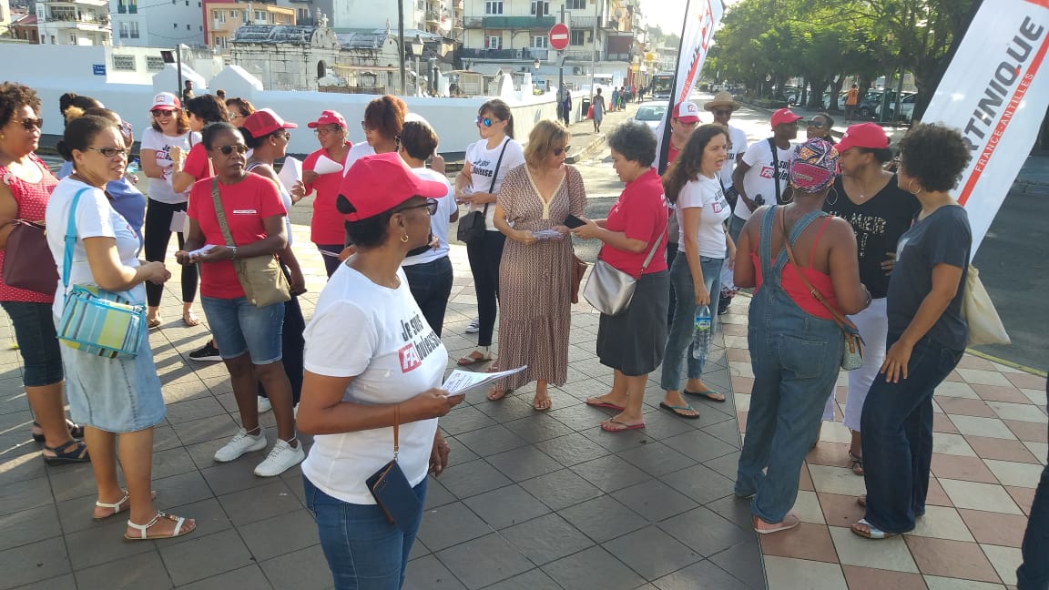     Les salariés de France-Antilles ont manifesté pour la survie du quotidien

