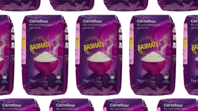     Rappel de certains lots de riz Basmati de la marque Carrefour 

