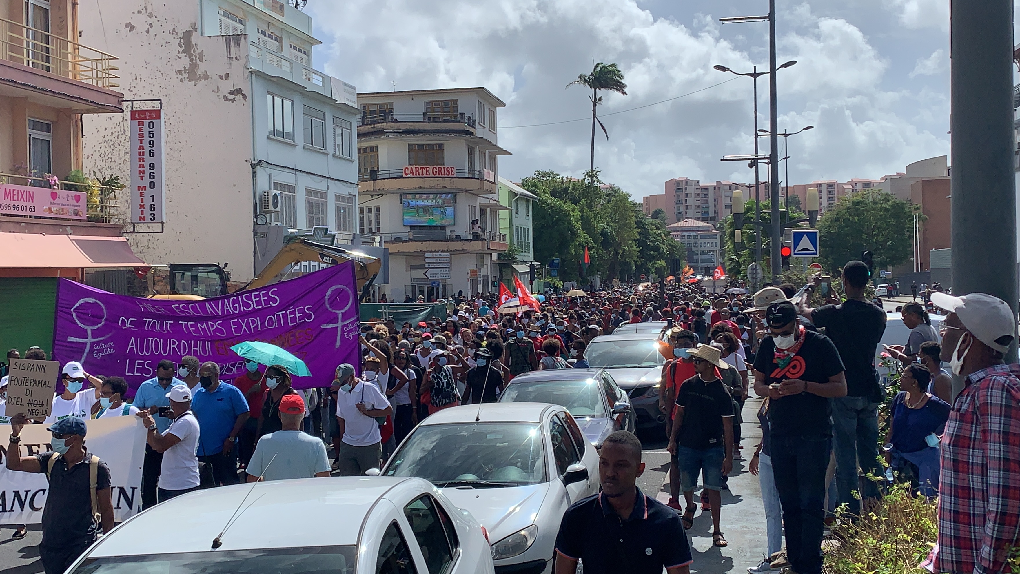     Chlordecone : des milliers de Martiniquais dans les rues de Fort-de-France pour demander justice

