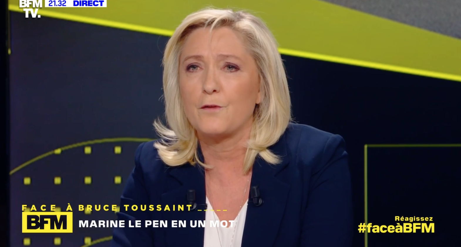     Accusée de xénophobie, Marine Le Pen évoque ses scores électoraux en Outre-mer

