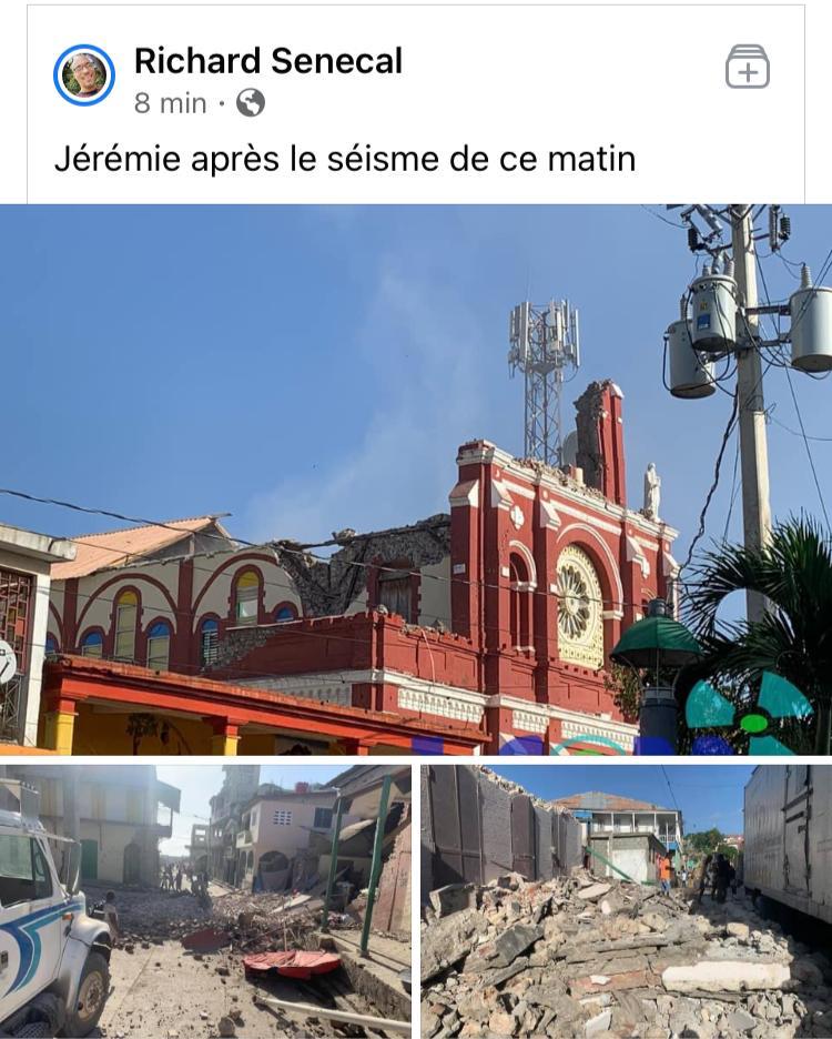 Un séisme de magnitude 7.2 à Haïti