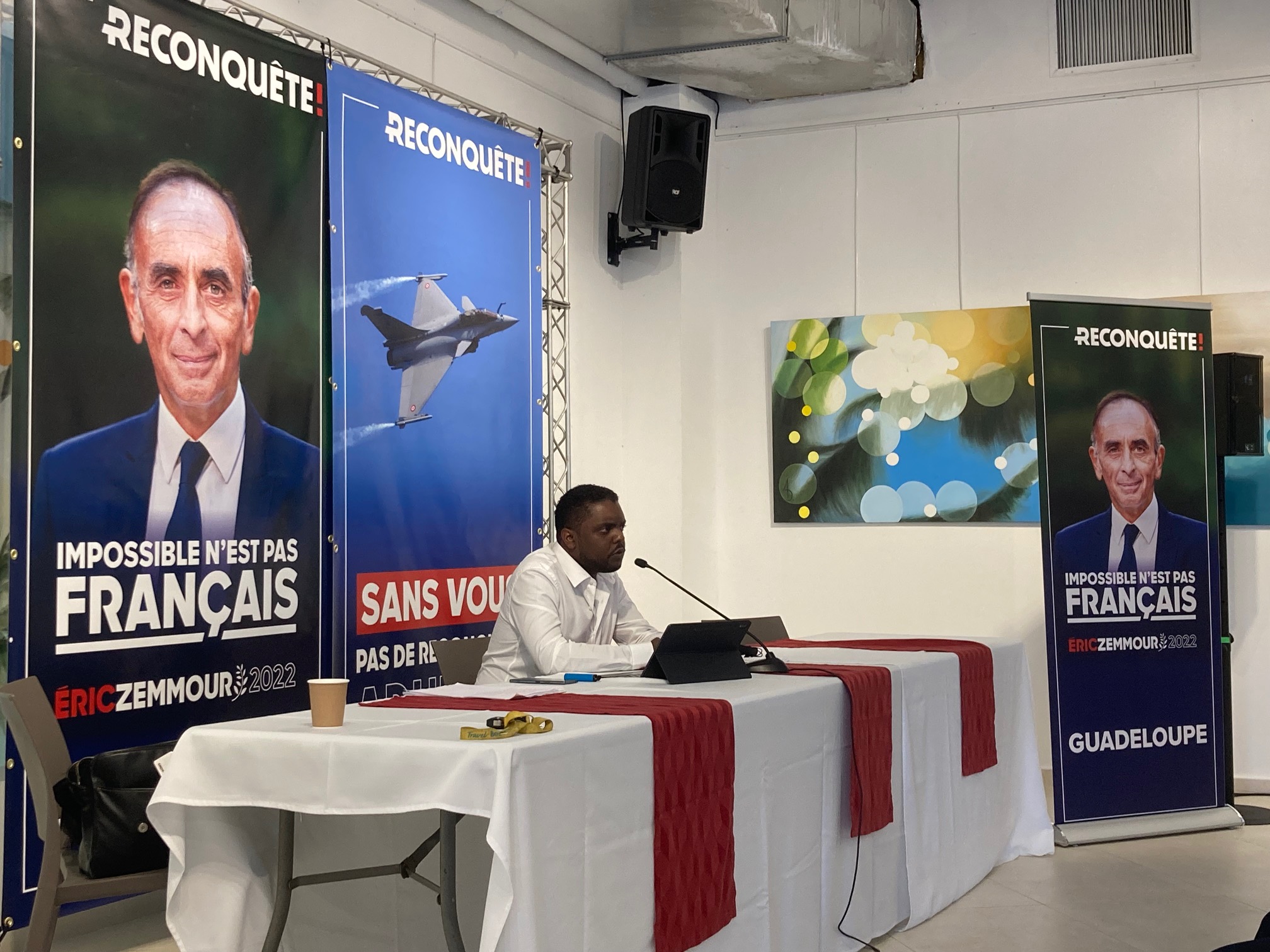     Le parti "Reconquête" d'Eric Zemmour lance sa délégation Guadeloupe


