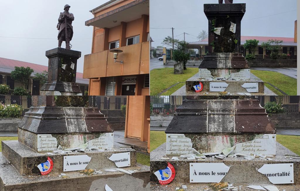     Le monument aux morts du Morne-Rouge vandalisé

