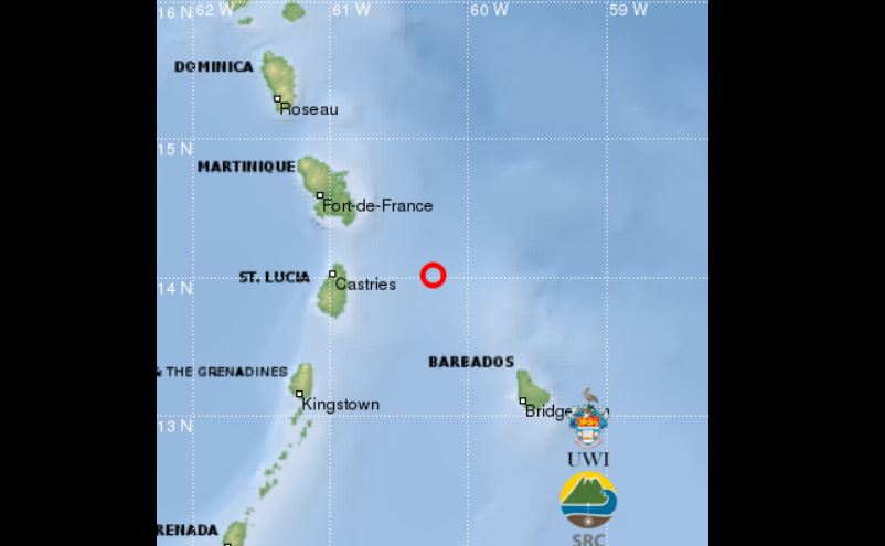     Un séisme à l'Est de Sainte-Lucie ressenti dans le sud de la Martinique


