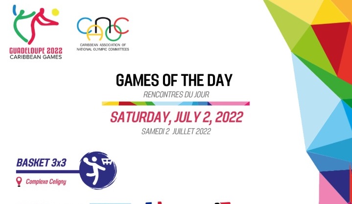     Jeux de la Caraïbe : les suites des compétitions ce samedi 

