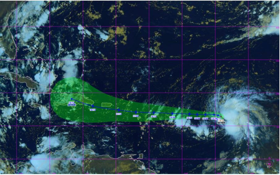     La dépression tropicale numéro 7 menace le nord des Petites Antilles

