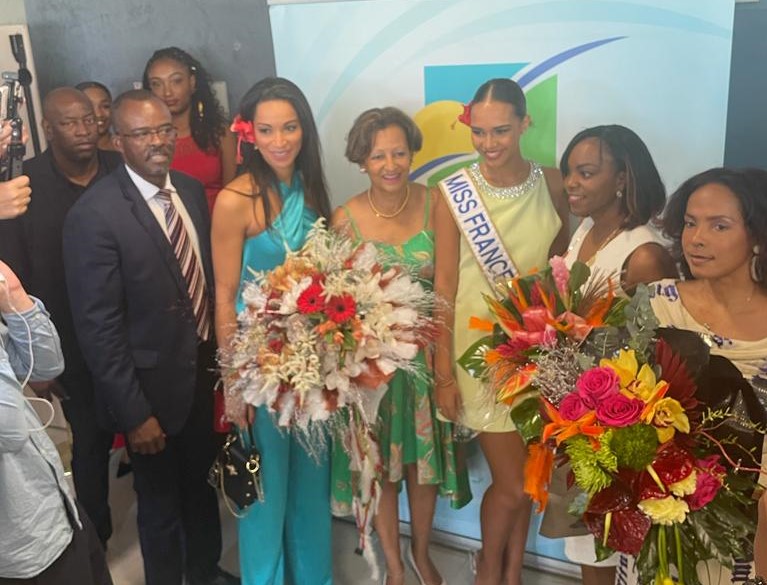     Indira Ampiot, Miss France 2023, est de retour en Guadeloupe

