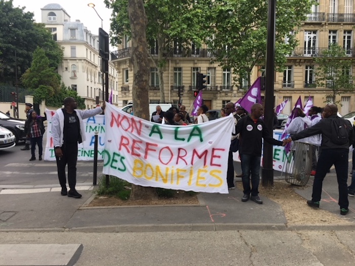 Une nouvelle mobilisation contre les manifestations a eu lieu mardi à Paris