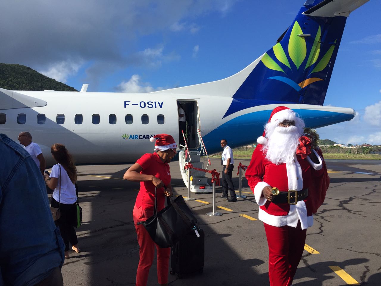 Le père Noël Air Caraïbes