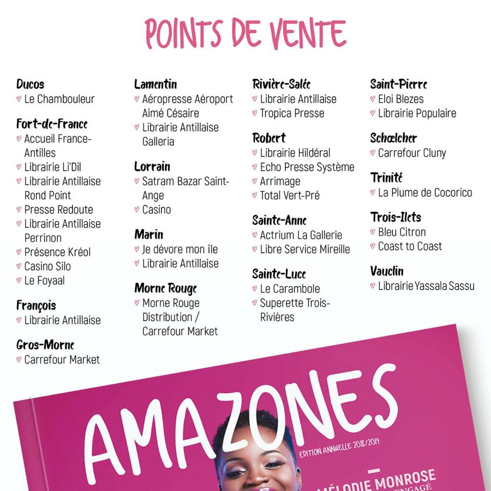 Points de vente Magazine Amazones