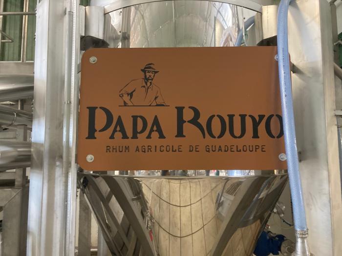 La distillerie Papa Rouyo.