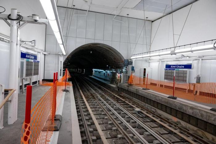 station Aimé Césaire métro