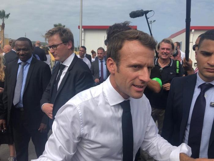     Emmanuel Macron sur l'île de Saint-Martin 


