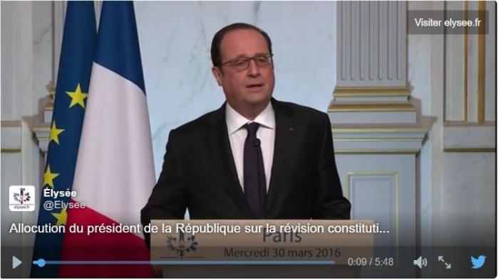     François Hollande décide de clore le débat constitutionnel

