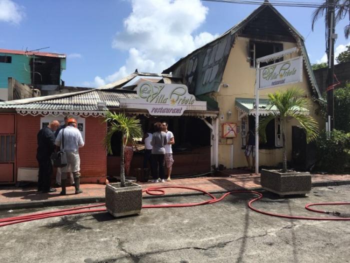     Incendie à La Villa Créole :"ça m'a fait un coup" 

