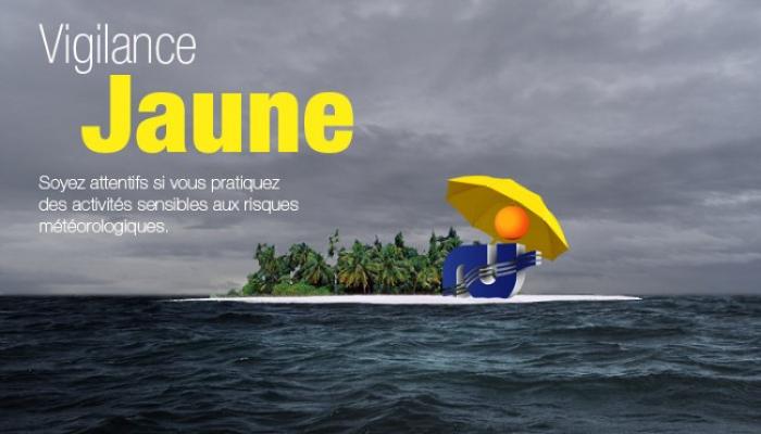     La Martinique est maintenue en vigilance jaune pour fortes pluies et orages

