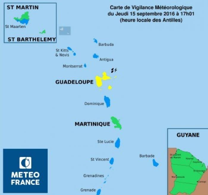     La Martinique repasse en vigilance verte 

