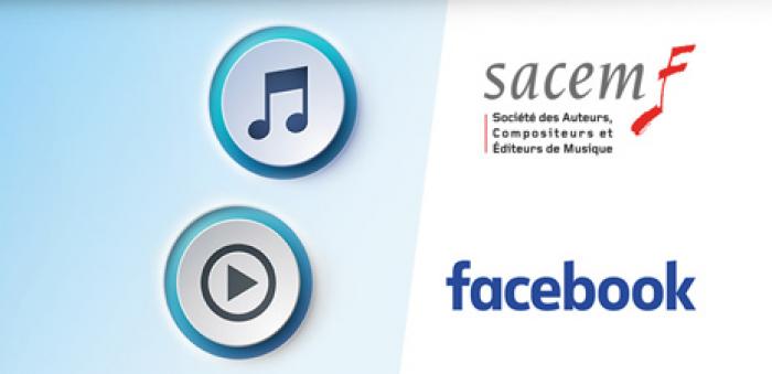     La Sacem va rémunérer les artistes diffusés sur facebook

