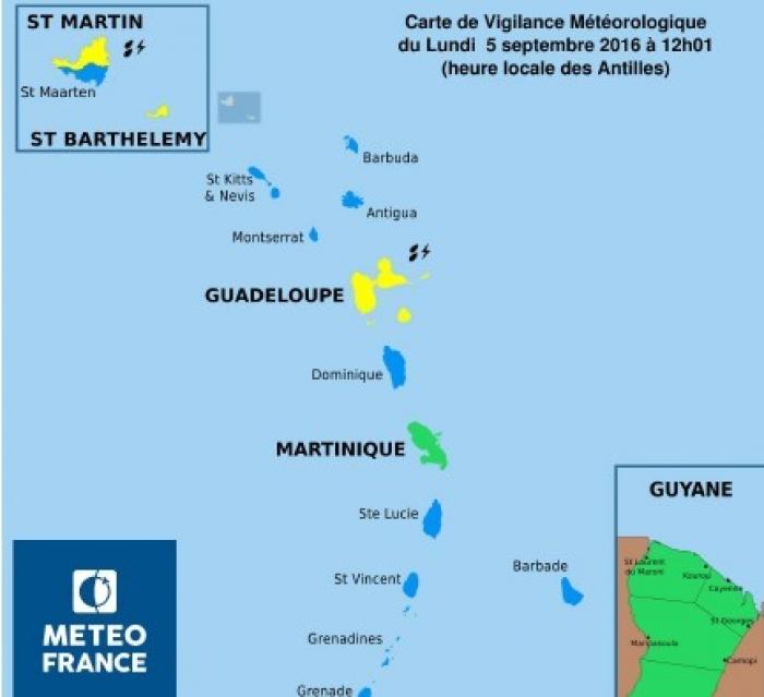     Retour en vigilance verte pour la Martinique

