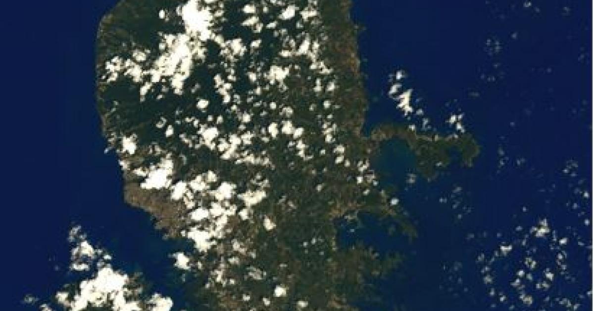 Photo of Martinica desde el espacio por Thomas Pesquet